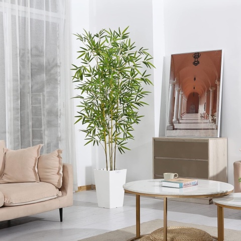 Sztuczne drzewko bambusowe 160 cm - realistyczna dekoracja do domu i biura