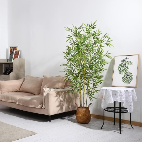 Sztuczne drzewko bambusowe 160 cm - realistyczna dekoracja do domu i biura