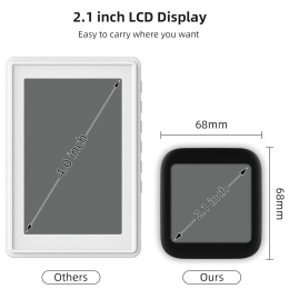 VICKSONGS 3 sztuki, Higrometr Cyfrowy, Termometr Wewn., Wskaźnik Komfortu