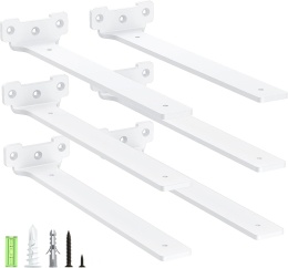 Yeabett Zestaw 6 wsporników półek 30 cm LOFT uchwyt półki, podpórka