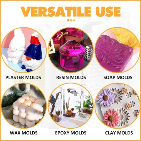 Kauczuk silikonowy – 9 kg/8,3 l płynny silikon z farbami silikonowymi