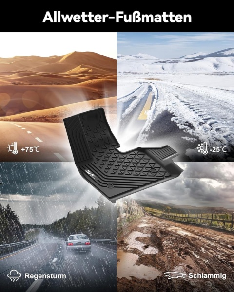 3W dla BMW IX I20 2022-2025 Dywaniki Samochodowe, Wykonane na Zamówienie Maty TPE