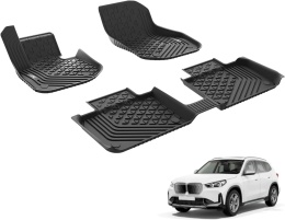3W dla BMW IX I20 2022-2025 Dywaniki Samochodowe, Wykonane na Zamówienie Maty TPE