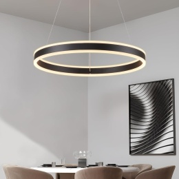 50cm Lampa Wisząca LED 48W Z Funkcją ściemniania 2700K-6500K z pilotem