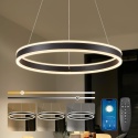 50cm Lampa Wisząca LED 48W Z Funkcją ściemniania 2700K-6500K z pilotem