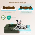 EHEYCIGA ortopedyczna sofa dla psa 89×56×15 cm wodoodporna