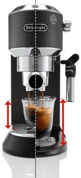 Ekspres kolbowy DeLonghi Dedica Style EC 685.BK – czarny