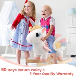 FUNLIO Konik Na Biegunach Jednorożec Dla Dzieci 6m-3l Łatwy Montaż