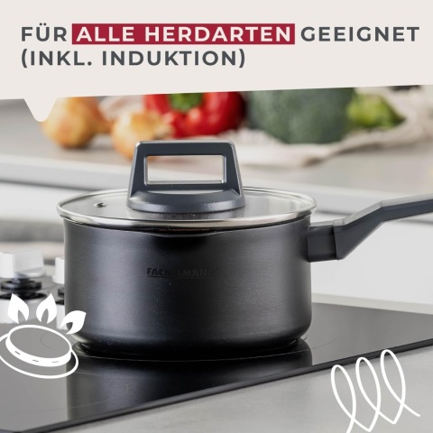 Fackelmann Garnek do gotowania 16 cm z trzonkiem