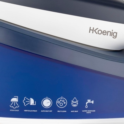 H.Koenig V7 Centrum prasowania, 2200W, Przepływ pary 120 g/min