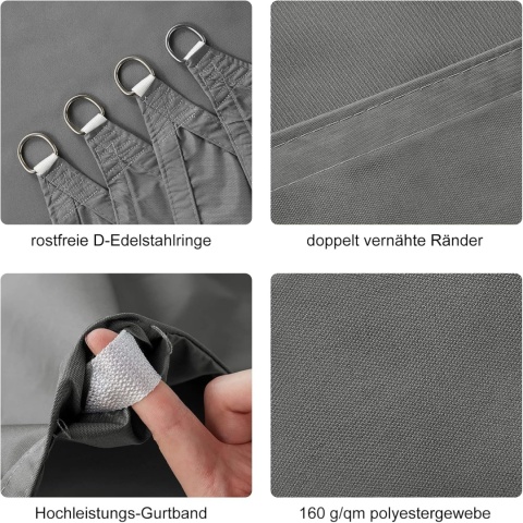 HAIKUS Żagiel przeciwsłoneczny 4 x 4 x 4 m