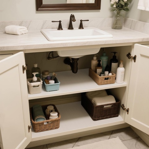 Hersvin Mata do szuflad, kuchenna, z tworzywa EVA, antypoślizgowa 50 x 600 cm