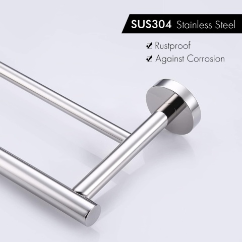 KES Uchwyt na ręczniki stal nierdzewna 60 cm