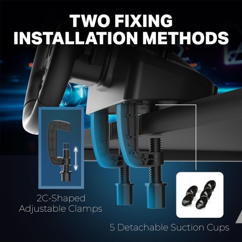 KIEROWNICA DO GIER NITHO DRIVE PRO V200 Z PEDAŁAMI DŹWIGNIĄ ZMIENY BIEGÓW