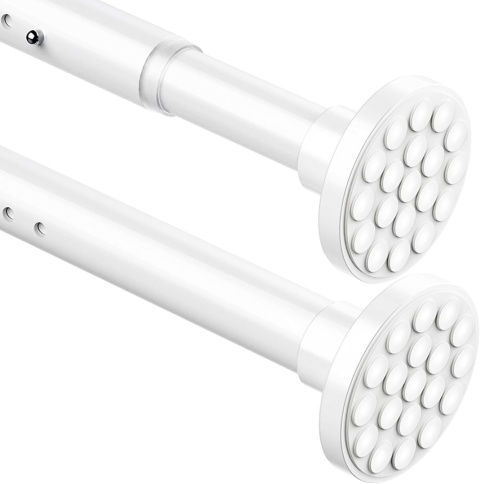 Karnisz Drążek prysznicowy rozporowy 90-140 cm x 32 mm biały