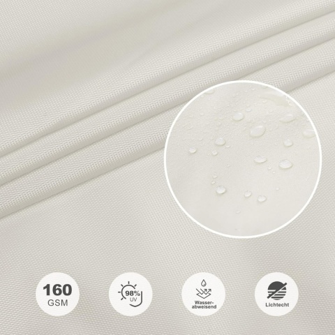 LOVE STORY Żagiel przeciwsłoneczny, wodoszczelny, 3 x 2 m, prostokątny,