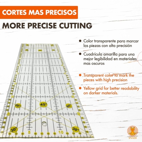 Linijka Patchwork 15 x 60 cm