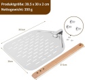 Łopatka do pizzy 40 * 30 cm 12 cali z dużą powierzchnią HOUSLUX
