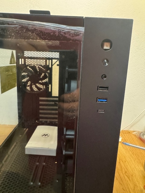 MUSETEX Obudowa PC ATX, 3 zainstalowane wentylatory bez podświetlenia