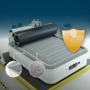 Materac dmuchany king size Huddle z wbudowaną pompką