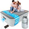 Materac dmuchany king size Huddle z wbudowaną pompką