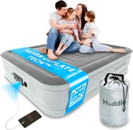 Materac dmuchany king size Huddle z wbudowaną pompką