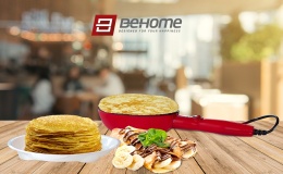 NALEŚNIKARKA ELEKTRYCZNA 800 W NIEPRZYWIERAJĄCA CZERWONO-CZARNA ZESTAW