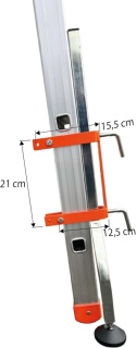 Noga przedłużacz przedłużka do drabin , stabilizator do 27 cm