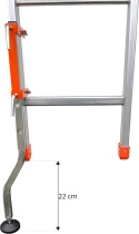 Noga przedłużacz przedłużka do drabin , stabilizator do 27 cm