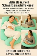Nookish Poduszka ciążowa – ergonomiczna na całe ciało do odciążenia pleców i brzucha 3 w 1