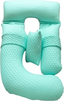 Nookish Poduszka ciążowa – ergonomiczna na całe ciało do odciążenia pleców i brzucha 3 w 1