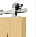 Okucie do drzwi przesuwnych ze stali nierdzewnej 167 cm, drzwi drewnianych