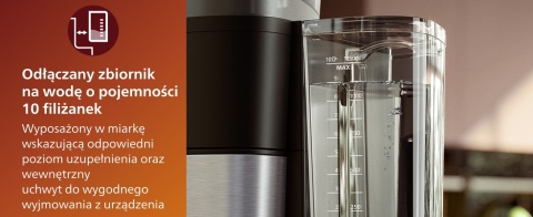 Philips wielofunkcyjny, przelewowy ekspres do kawy 1,25l (HD7900/50)