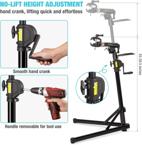 Profesjonalny Stojak Rowerowy Serwisowy Regulowany Rower E-Bike Cyclists