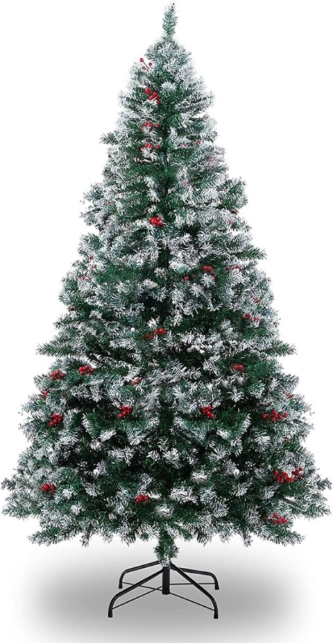 PureLiving sztuczna choinka premium 180cm stojak lampki szyszki