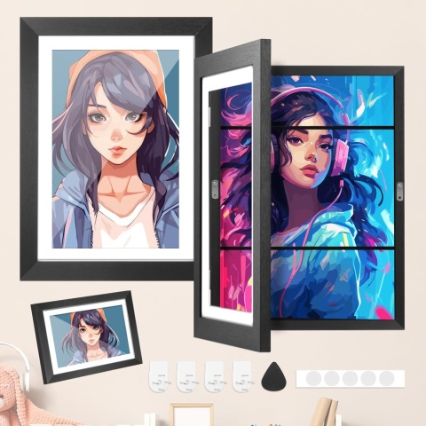 Ramka Na Rysunki Dziecka A3 (29,7x42 cm) Ramki Na Zdjęcia Obrazki Dzieci 3D