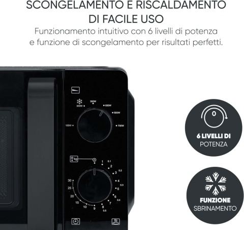 SEVERIN Kuchenka mikrofalowa, do rozmrażania i podgrzewania 700W