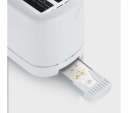 TOSTER 850W RUSZT DO BUŁEK BIAŁY RÓWNOMIERNE OPIEKANIE SEVERIN AT4324