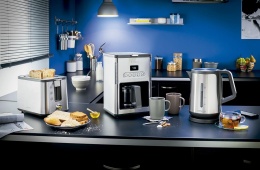 Toster Krups KH442D srebrny/szary 720 W Control Line Premium