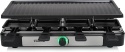 Tristar Raclette RA-2746 1400W 8 osób czarny płyta grillowa 42x23cm