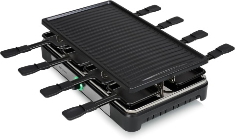 Tristar Raclette RA-2746 1400W 8 osób czarny płyta grillowa 42x23cm