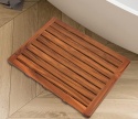Utoplike (61 cm x 45 cm) mata łazienkowa z drewna tekowego