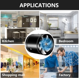 WMLBK Wentylator wyciągowy o niskim poziomie hałasu, kanałowy, 4/7/8 cala