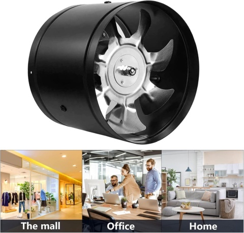 WMLBK Wentylator wyciągowy o niskim poziomie hałasu, kanałowy, 4/7/8 cala