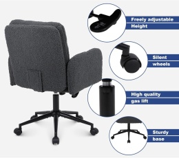 Youhauchair Krzesło biurowe Fotel obrotowy ralex-chair szary