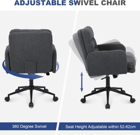 Youhauchair Krzesło biurowe Fotel obrotowy ralex-chair szary