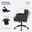 Youhauchair Krzesło biurowe Fotel obrotowy ralex-chair szary