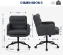 Youhauchair Krzesło biurowe Fotel obrotowy ralex-chair szary