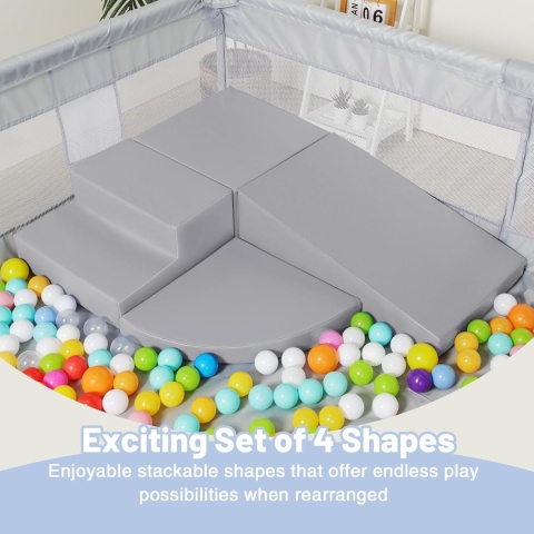 Zabawki do wspinaczki 4 częściowe piankowe klocki wspinaczkowe dla małych dzieci i przedszkolaków