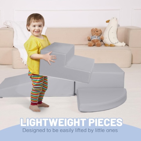 Zabawki do wspinaczki 4 częściowe piankowe klocki wspinaczkowe dla małych dzieci i przedszkolaków